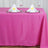 Polyester Rectangular Tablecloth 90 Inch x 156 Inch In Fuchsia