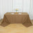 90inch x 156inch Taupe Polyester Rectangular Tablecloth