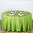 108inch Apple Green Polyester Round Tablecloth