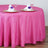 108inch Fuchsia Polyester Round Tablecloth