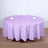 108inch Lavender Lilac Polyester Round Tablecloth