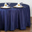 108inch Navy Blue Polyester Round Tablecloth