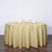 Champagne Round Polyester Tablecloth 120 Inch