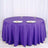 120 inches PURPLE Wholesale Polyester Round Tablecloth For Wedding Banquet Restaurant
