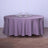 Violet Amethyst Polyester Round Tablecloth 120 Inch