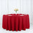 120inch Wine Seamless Polyester Round Tablecloth