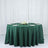 Hunter Emerald Green Polyester Round Tablecloth 132 Inches