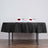 Tablecloth 70 Inch In Black Polyester Linen Round