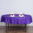 Polyester Tablecloth In Purple 90 Inch Round