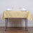 Champagne Polyester Square Tablecloth 54"x54"