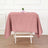Dusty Rose Polyester Square Tablecloth 54"x54"