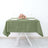 Dusty Sage Green Polyester Square Tablecloth 54"x54"