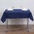 Navy Blue Polyester Square Tablecloth 54"x54"