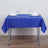 Royal Blue Polyester Square Tablecloth 54"x54"