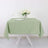 Sage Green Polyester Square Tablecloth 54"x54"