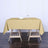 Champagne Polyester Tablecloth 70 Inch Square