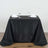 Square Black Polyester Tablecloth 90 Inch