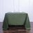 Square Polyester Tablecloth in Olive Green 90 Inch