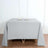 90inch Silver Polyester Square Tablecloth