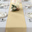 Polyester 12 Inch x 108 Inch Champagne Table Runner