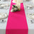 Polyester 12 Inch x 108 Inch Fuchsia Table Runner