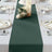 Polyester Table Runner 12 Inch x 108 Inch In Hunter Emerald Green