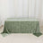Sage Green Seamless Premium Crushed Velvet Rectangle Tablecloth