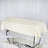 Seamless Rectangular Tablecloth 60 Inch x 102 Inch In Ivory 190 GSM Premium Polyester