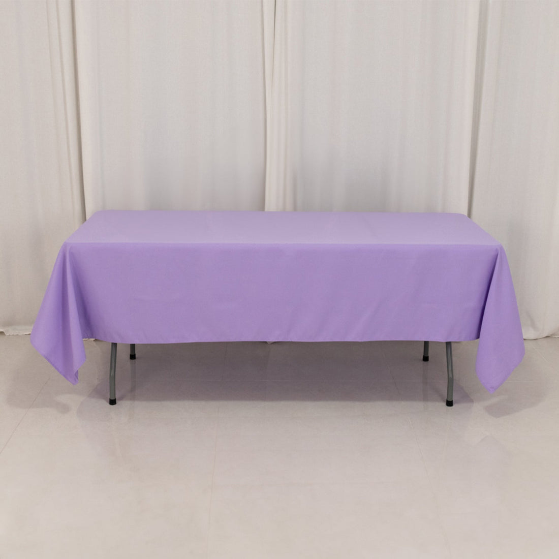 60x102inch Lavender Lilac Seamless Premium Polyester Rectangular Tablecloth - 220GSM