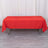 60x102inch Red 200 GSM Seamless Premium Polyester Rectangular Tablecloth
