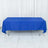 60x102inch Royal Blue 200 GSM Seamless Premium Polyester Rectangular Tablecloth