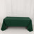 Hunter Emerald Green Seamless Premium Polyester Rectangular Tablecloth