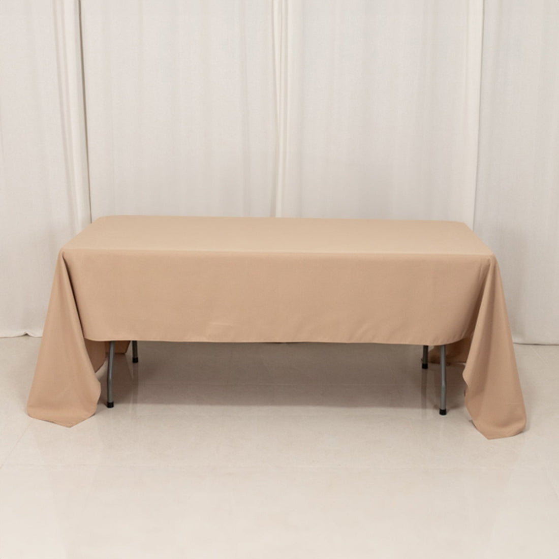 Nude Seamless Premium Polyester Rectangular Tablecloth 220GSM 60x126inch
