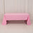 Premium Polyester Rectangle Tablecloth 60"x126" Pink - 220GSM Wrinkle-Resistant Table Cover