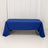 Royal Blue Seamless Premium Polyester Rectangular Tablecloth 220GSM 60x126inch