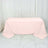 90x132inch Blush Rose Gold 200 GSM Seamless Premium Polyester Rectangular Tablecloth