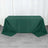 90x132inch Hunter Emerald Green 200 GSM Premium Polyester Rectangular Tablecloth