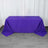 90x132inch Purple 200 GSM Seamless Premium Polyester Rectangular Tablecloth