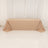 Nude Seamless Premium Polyester Rectangular Tablecloth 220GSM 90x156inch for 8 Foot Table Floor
