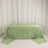 Sage Green Seamless Premium Polyester Rectangular Tablecloth 220GSM 90x156 for 8 Foot Table
