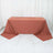 Terracotta (Rust) Seamless Premium Polyester Rectangular Tablecloth 220GSM - 90x156inch