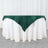 54inch Hunter Emerald Green 200 GSM Seamless Premium Polyester Square Table Overlay