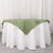70x70inch Eucalyptus Sage Green 200 GSM Premium Seamless Polyester Square Table Overlay