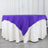 70inch Purple 200 GSM Seamless Premium Polyester Square Table Overlay