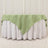 Sage Green Premium Seamless Polyester Square Table Overlay 220GSM 70inch