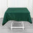 54inch Hunter Emerald Green 200 GSM Seamless Premium Polyester Square Tablecloth
