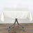 54x54 inch Ivory 200 GSM Seamless Premium Polyester Square Tablecloth