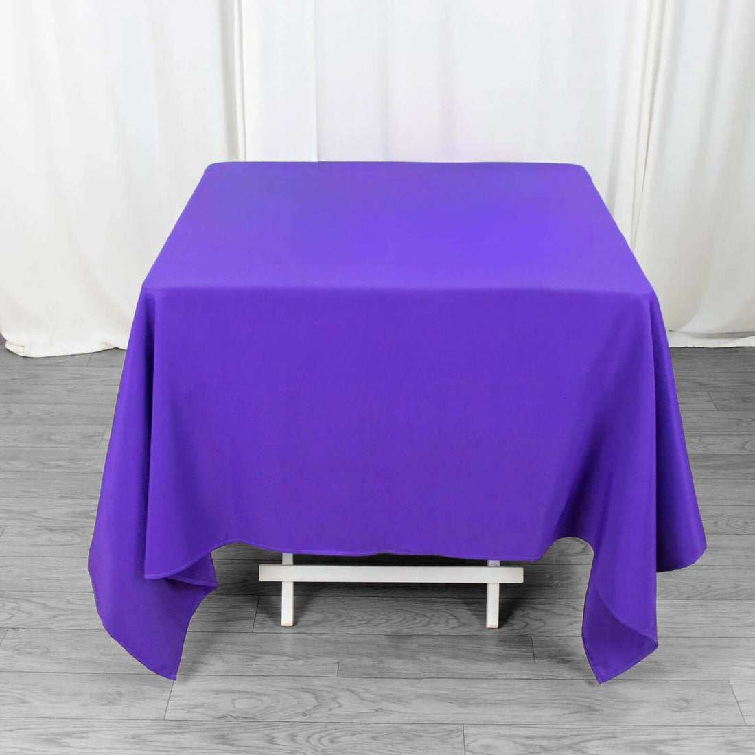 70inch Purple 200 GSM Seamless Premium Polyester Square Tablecloth