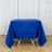 70inch Royal Blue 200 GSM Seamless Premium Polyester Square Tablecloth