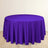 Purple Premium Scuba Round Tablecloth, Wrinkle Free Polyester Seamless Tablecloth 120inch